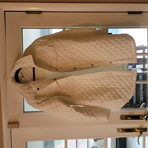 Lucky Brand NWT white quilted coat Medium - Picture 1 of 5